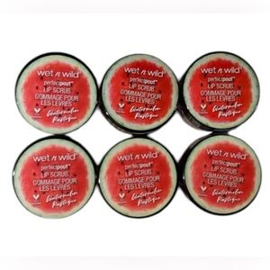 (6) Wet n Wild Perfect Pout Lip Scrub, Watermelon 988A, 0.35 oz/10g Sealed